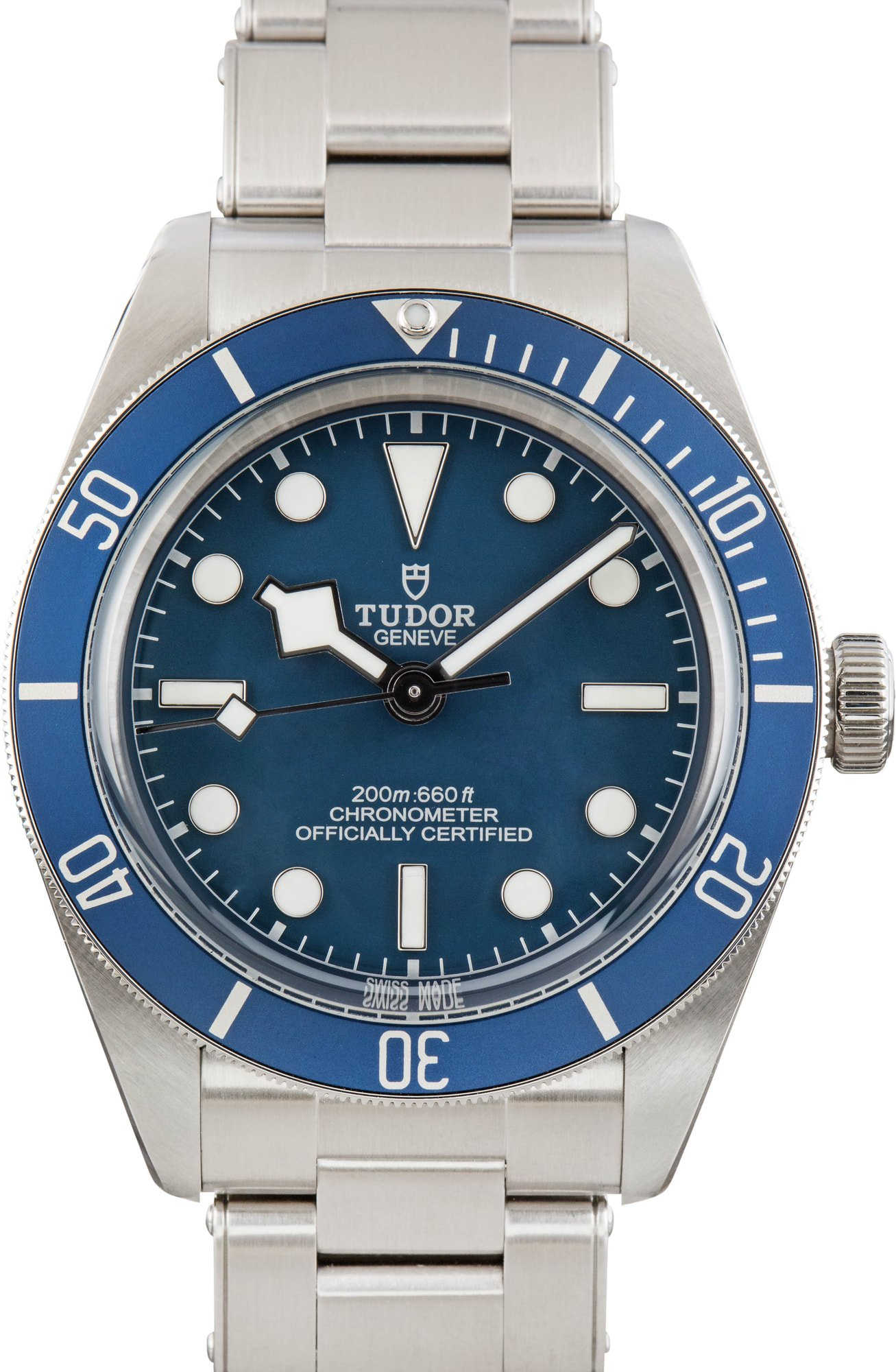 Pre-owned Tudor Heritage Black Bay 79030B Blue