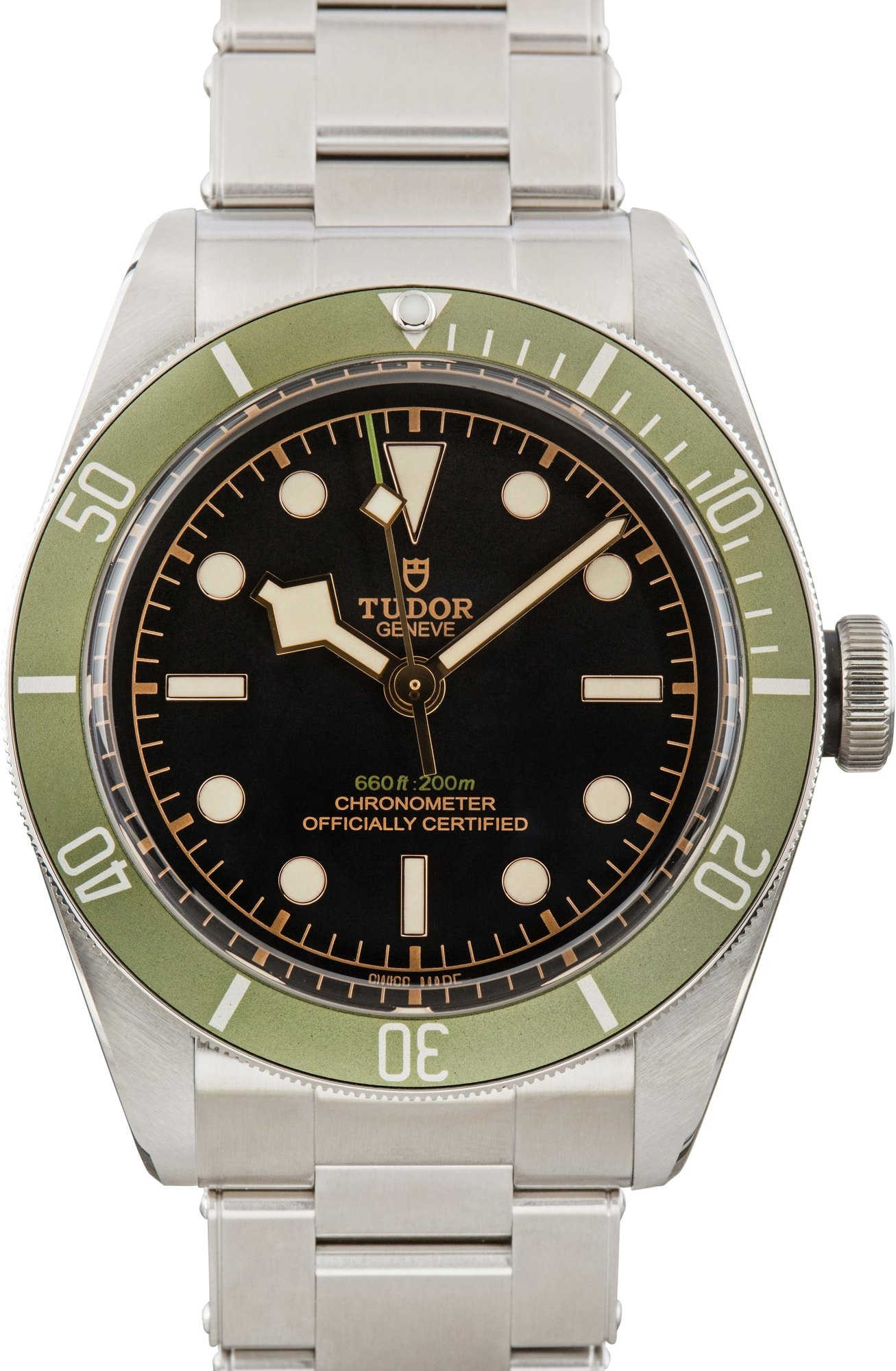 Tudor Black Bay 79230G Harrods Special Edition Green Bezel