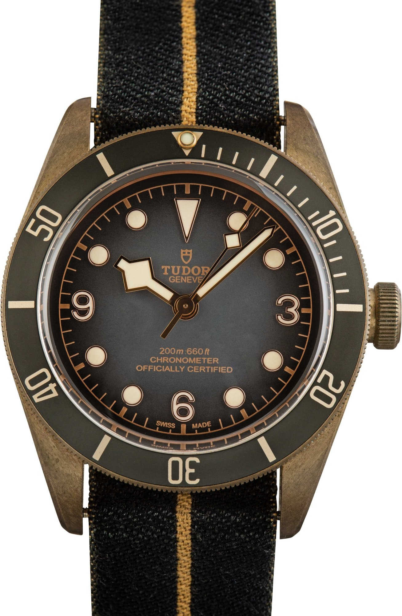 【美品】TUDOR BLACK BAY BRONZE 79250BA SS Buy Used Tudor Black Bay 79250 | Bob's Watches - Sku: 175052