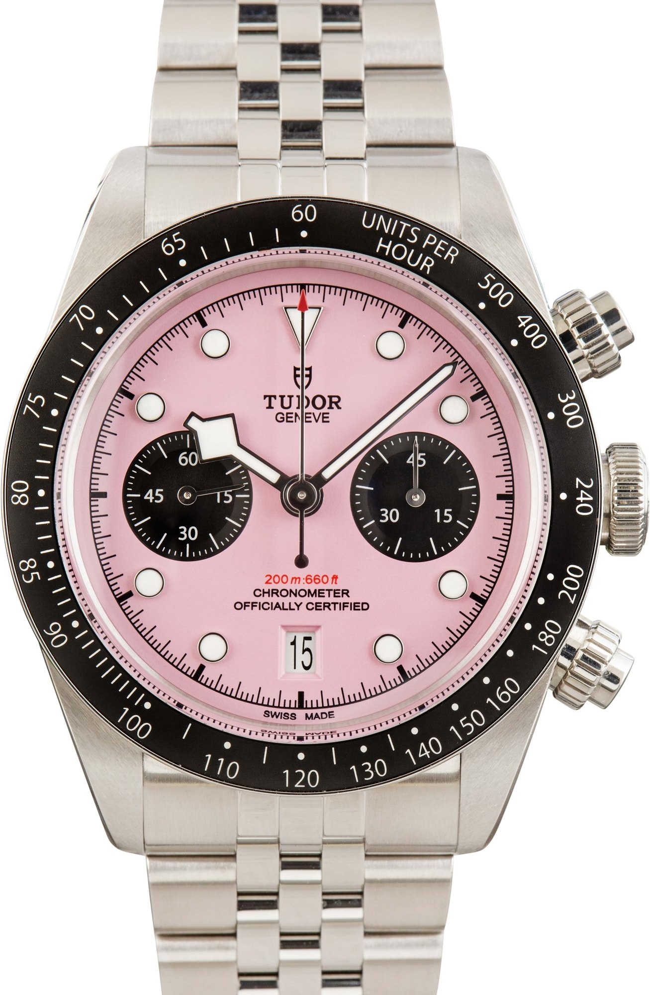 Tudor Black Bay Chrono Ref 79360N Pink Dial