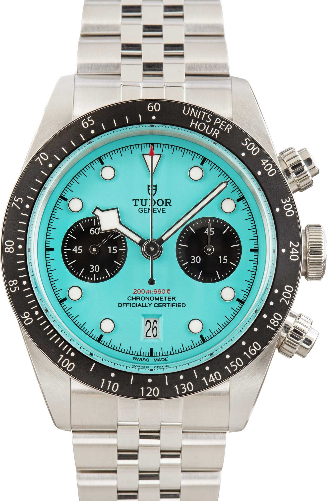 Tudor Black Bay Chrono Ref 79360N Turquoise Dial