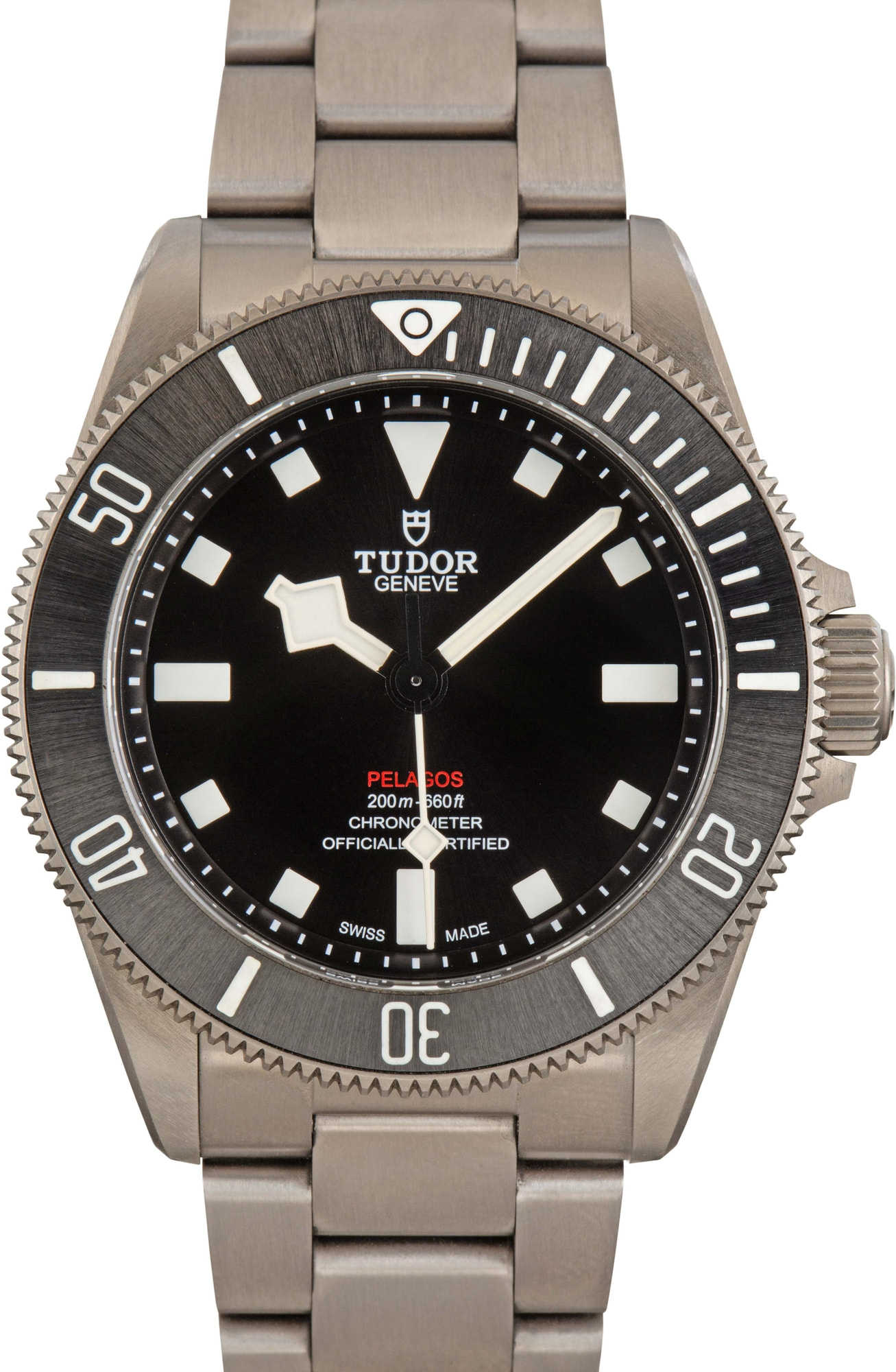 Pre-owned Tudor Pelagos 25407 Black Dial