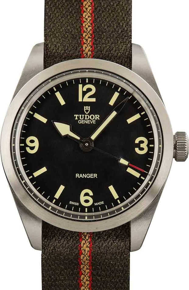 Tudor Ranger 79950 Stainless Steel on Fabric Strap