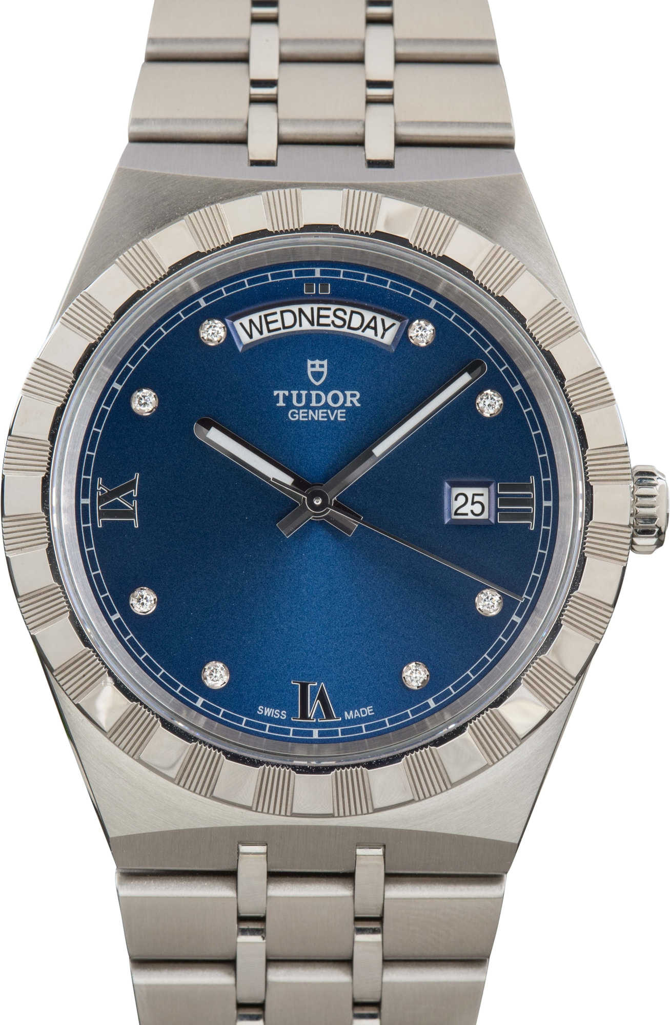 Pre-owned Tudor Royal 28600 Blue Dial